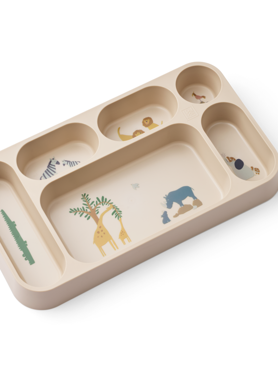 Liewood Mosu Divider Plate All together / Sandy