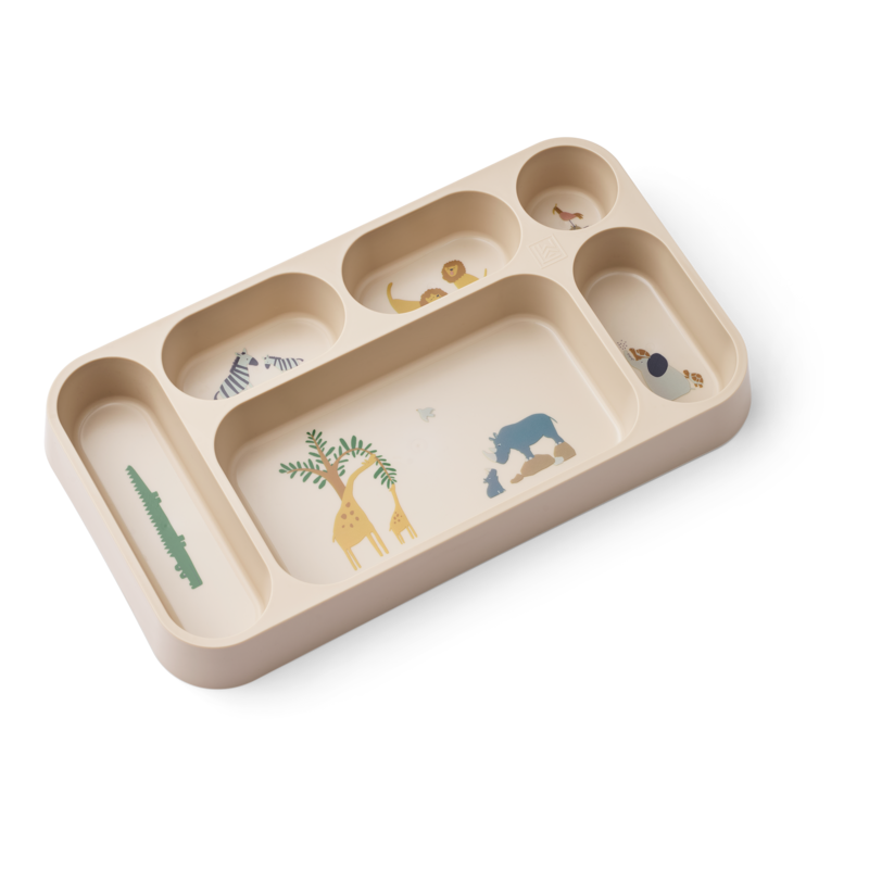 Liewood Mosu Divider Plate All together / Sandy
