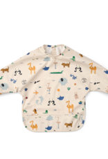 Liewood Merle Printed Cape Bib Around the world / Sandy