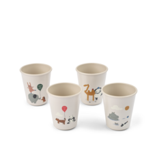 Liewood Lana Cup 4-Pack Around the world / Sandy