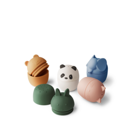 Liewood Gaby Classic Bath Toys 5-pack Creme de la creme multi mix