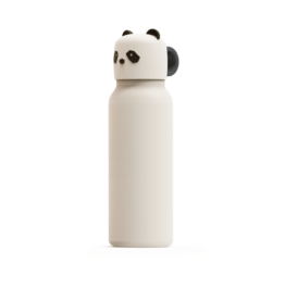 Liewood Falk Water Bottle With Panda Lid 350 ml Sandy