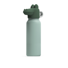 Liewood Falk Water Bottle With Crocodile Lid 350 ml Peppermint / Garden green