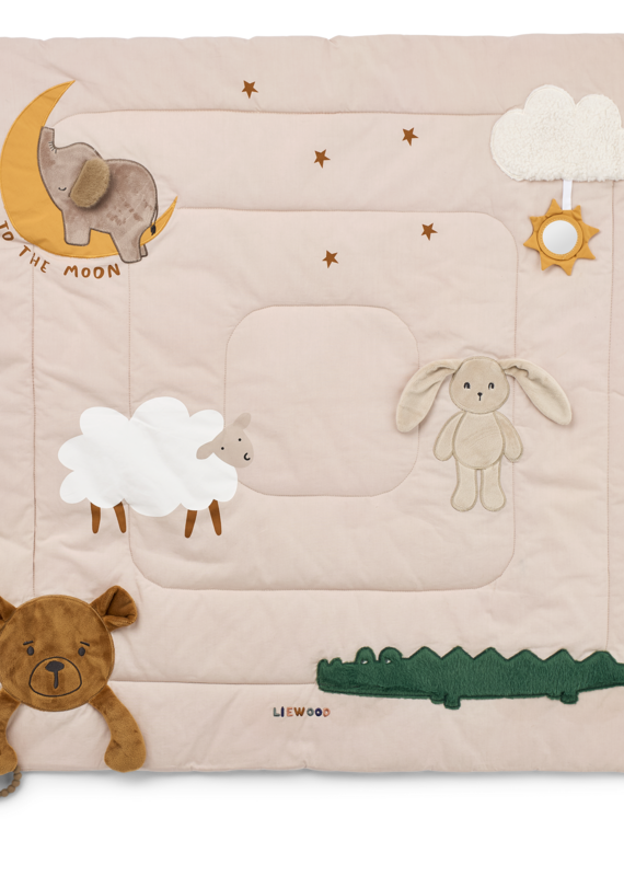Liewood Bernet Classic Activity Blanket Sandy multi mix