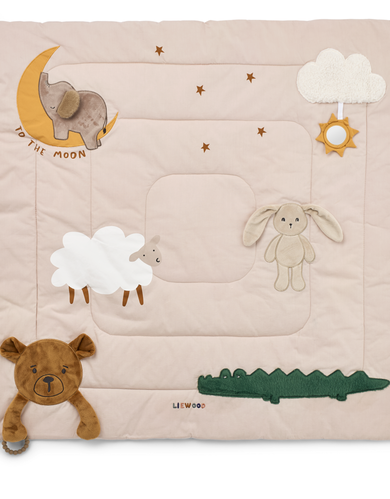 Liewood Bernet Classic Activity Blanket Sandy multi mix