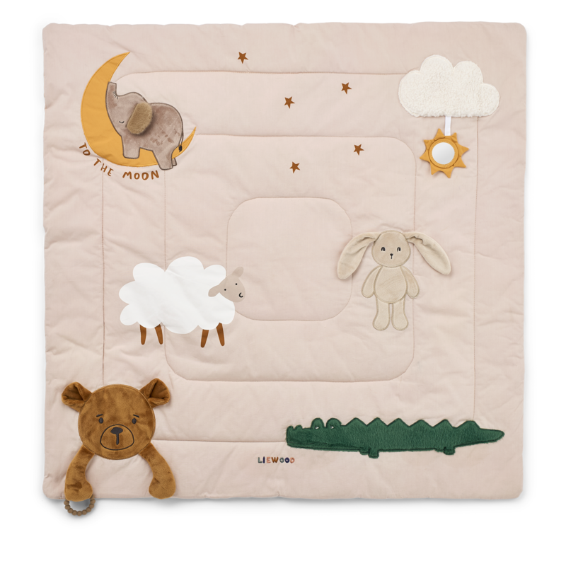 Liewood Bernet Classic Activity Blanket Sandy multi mix