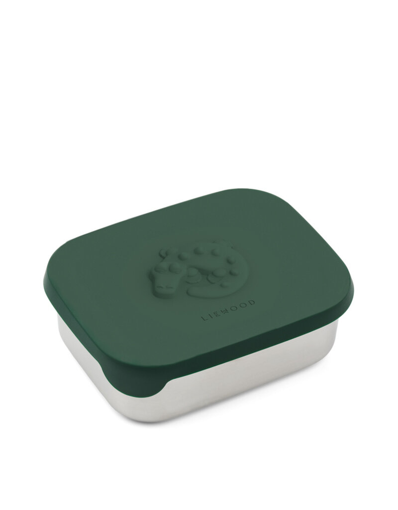 Liewood Arthur Crocodile Lunchbox Garden green