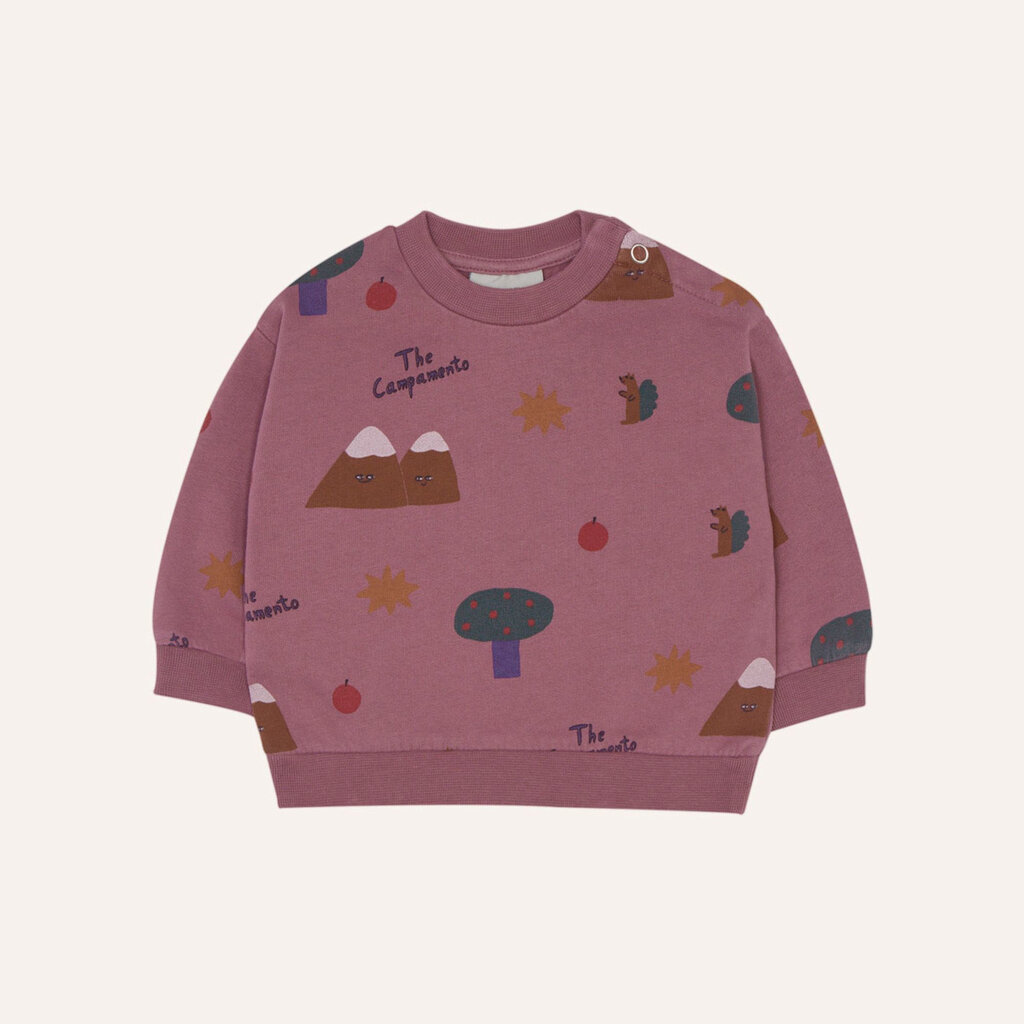 The Campamento Mountains Purple Baby Sweatshirt