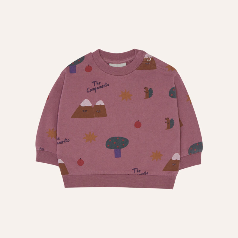The Campamento Mountains Purple Baby Sweatshirt