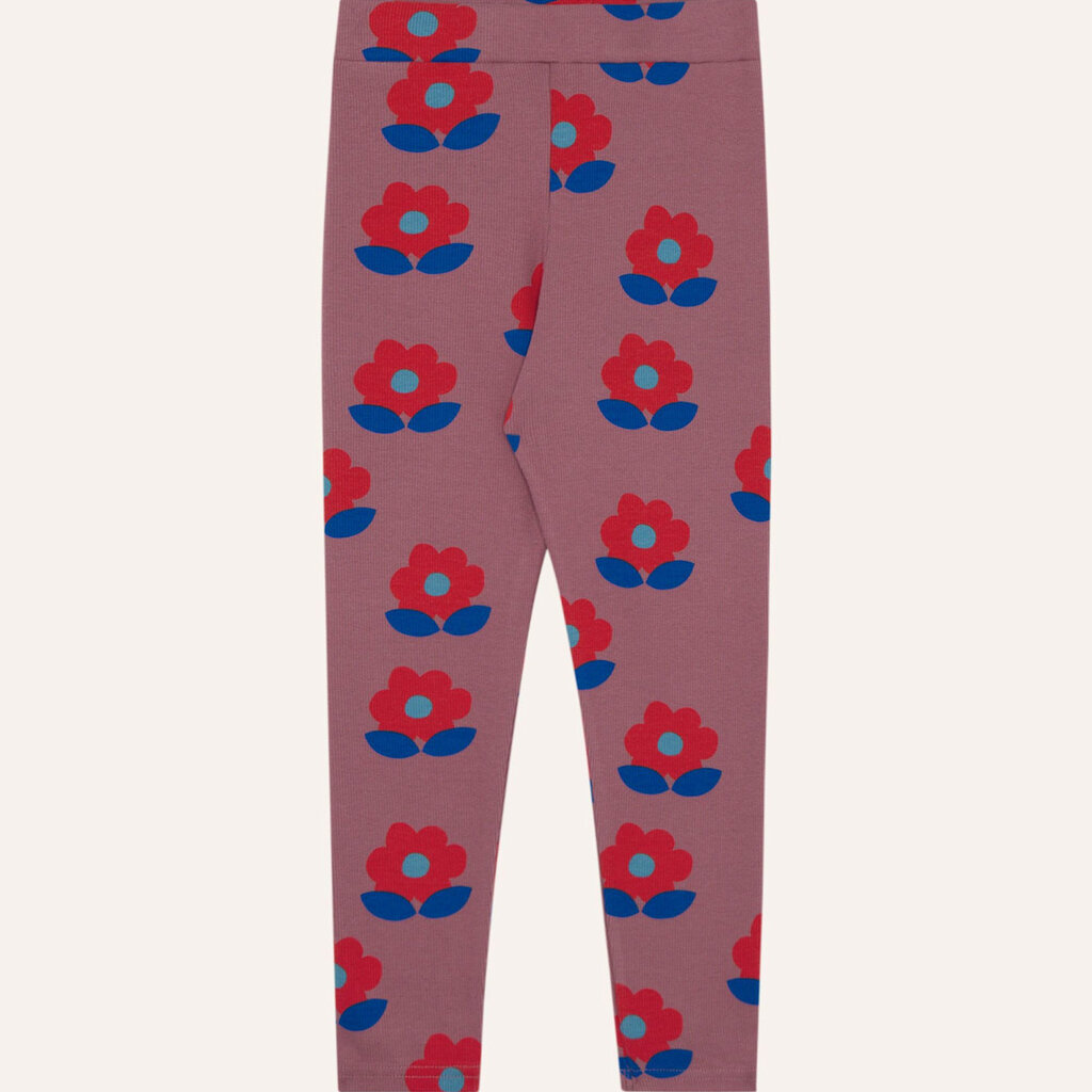 The Campamento Big Flowers Purple Leggings