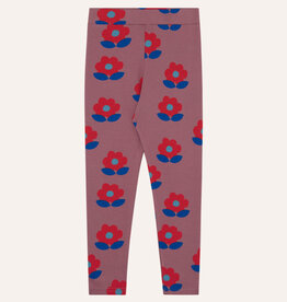 The Campamento Big Flowers Purple Leggings