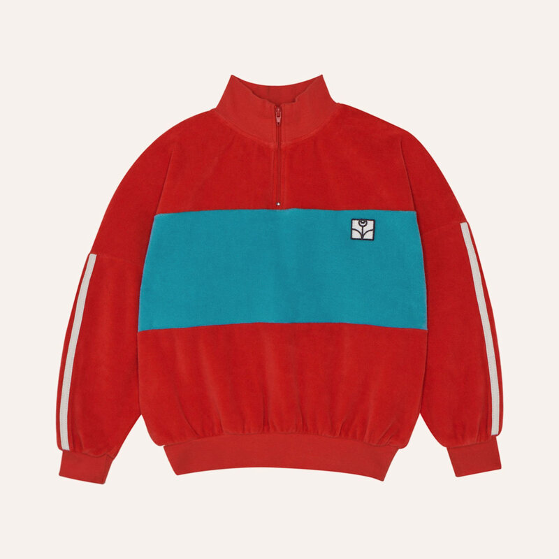 The Campamento Red Contrast Sweatshirt