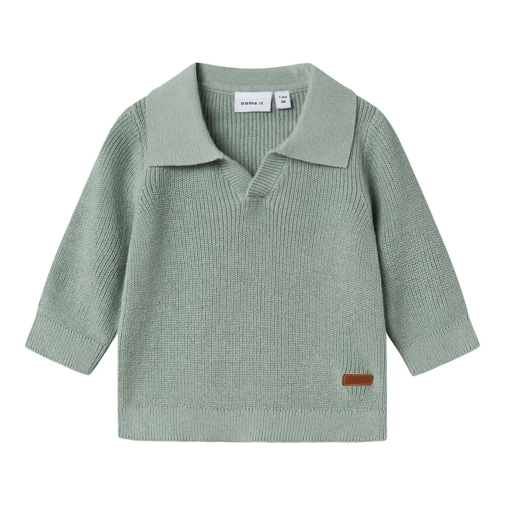 Lil' Atelier Nbmloop Ls Knit Jadeite