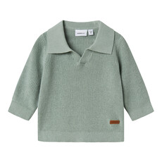 Lil' Atelier Nbmloop Ls Knit Jadeite
