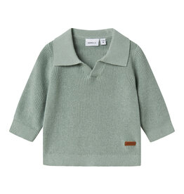 Lil' Atelier Nbmloop Ls Knit Jadeite