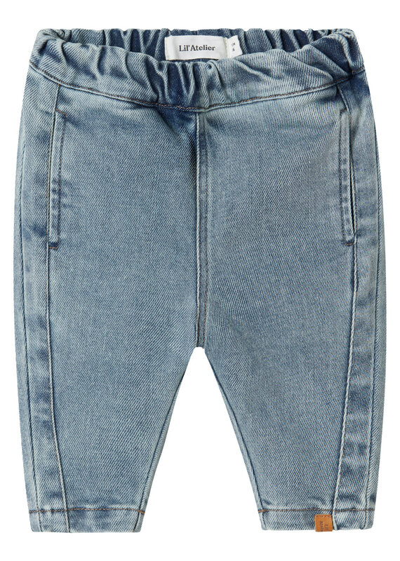 Lil' Atelier Nbndarlee Baggy Jeans 4365-Se Lil Medium Blue Denim