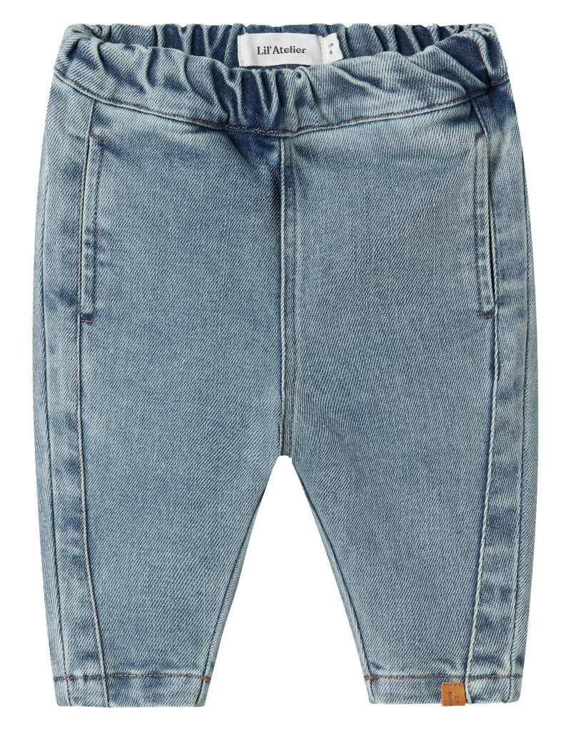 Lil' Atelier Nbndarlee Baggy Jeans 4365-Se Lil Medium Blue Denim