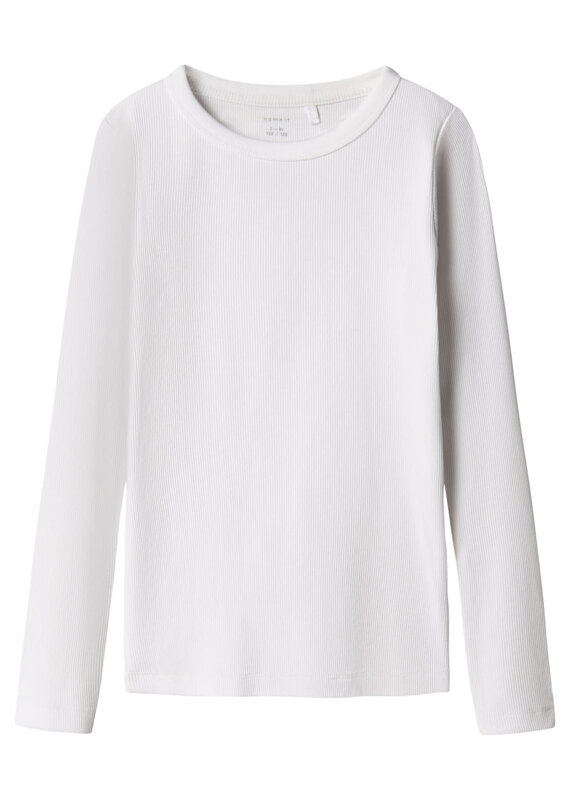 Lil' Atelier Nkfnakal Ls Top Noos Bright White