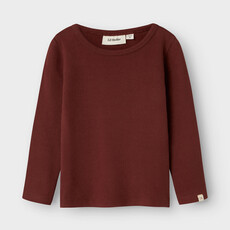 Lil' Atelier Nmfthora Hir Ls Slim Top Lil Hot Chocolate