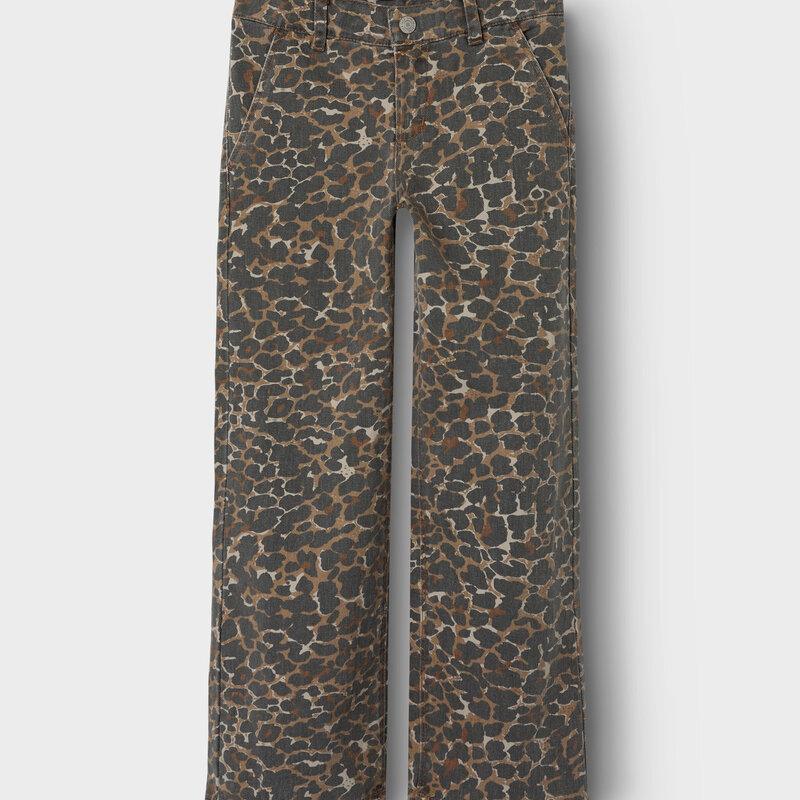 Name It Nmfbella Mom Twill Pant 4002-Td T Affogat Leo Washed Down