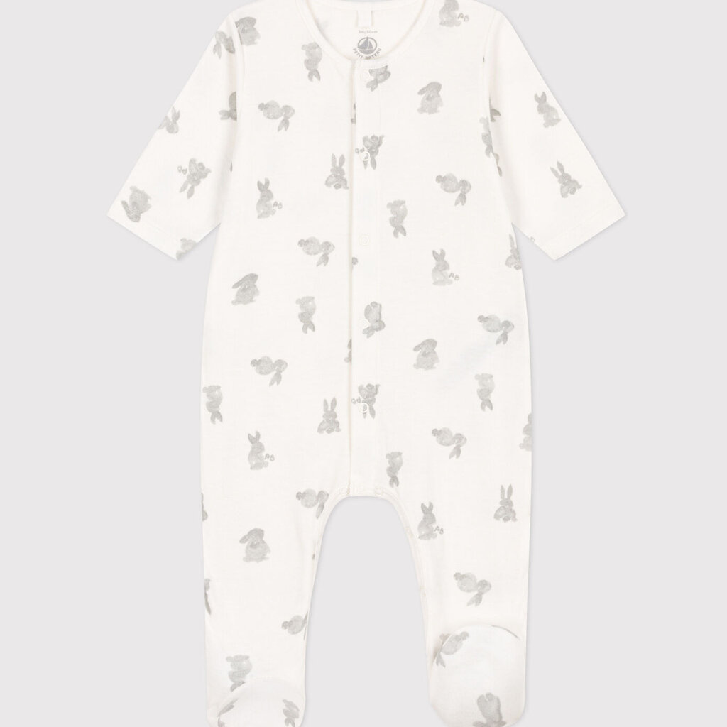 Petit Bateau Dors Bien A0Asa Marshmallow/Gris
