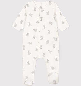Petit Bateau Dors Bien A0Asa Marshmallow/Gris