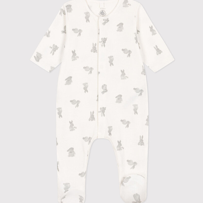 Petit Bateau Dors Bien A0Asa Marshmallow/Gris