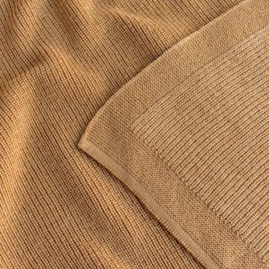 Hvid Deken Felix Ochre