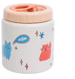 The Cotton Cloud Big Thermo Food Jar Cats 500ml