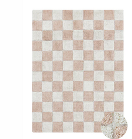 Washable Rug Kitchen Tiles Rose 120 x 160 cm