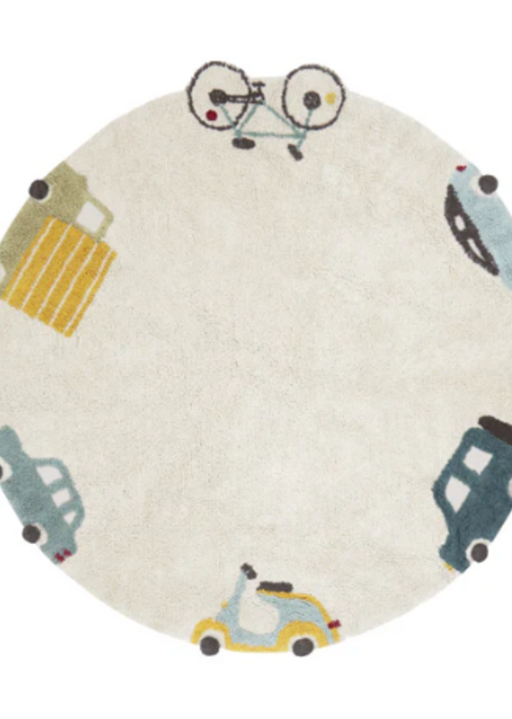 Washable Rug Wheels Ø 140 cm
