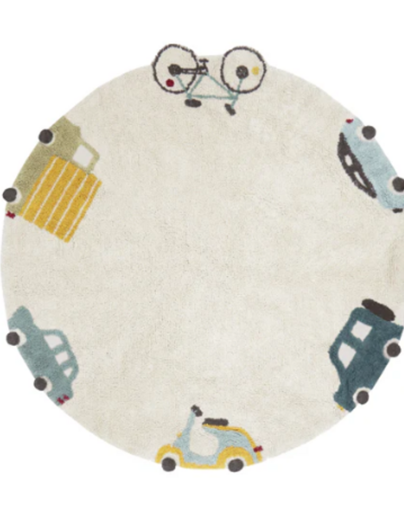 Washable Rug Wheels Ø 140 cm