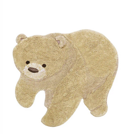 Washable Animal Rug Bear 120 x 122 cm