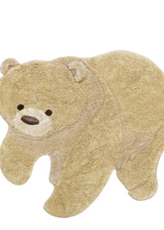 Washable Animal Rug Bear 120 x 122 cm
