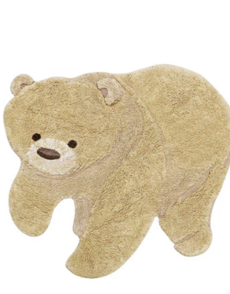 Washable Animal Rug Bear 120 x 122 cm