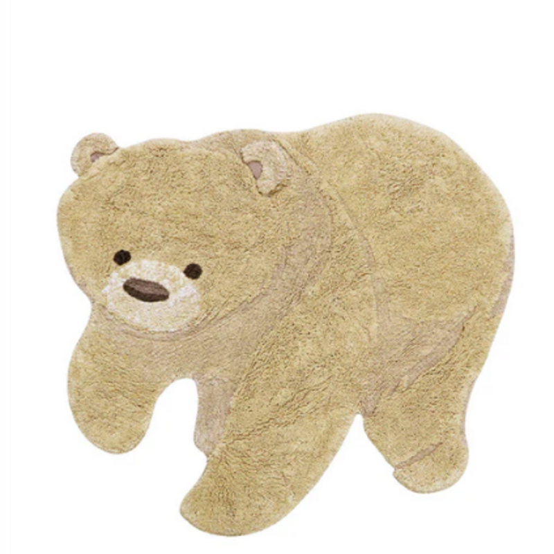 Washable Animal Rug Bear 120 x 122 cm