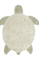 Washable Rug Sea Turtle 110 x 130 cm