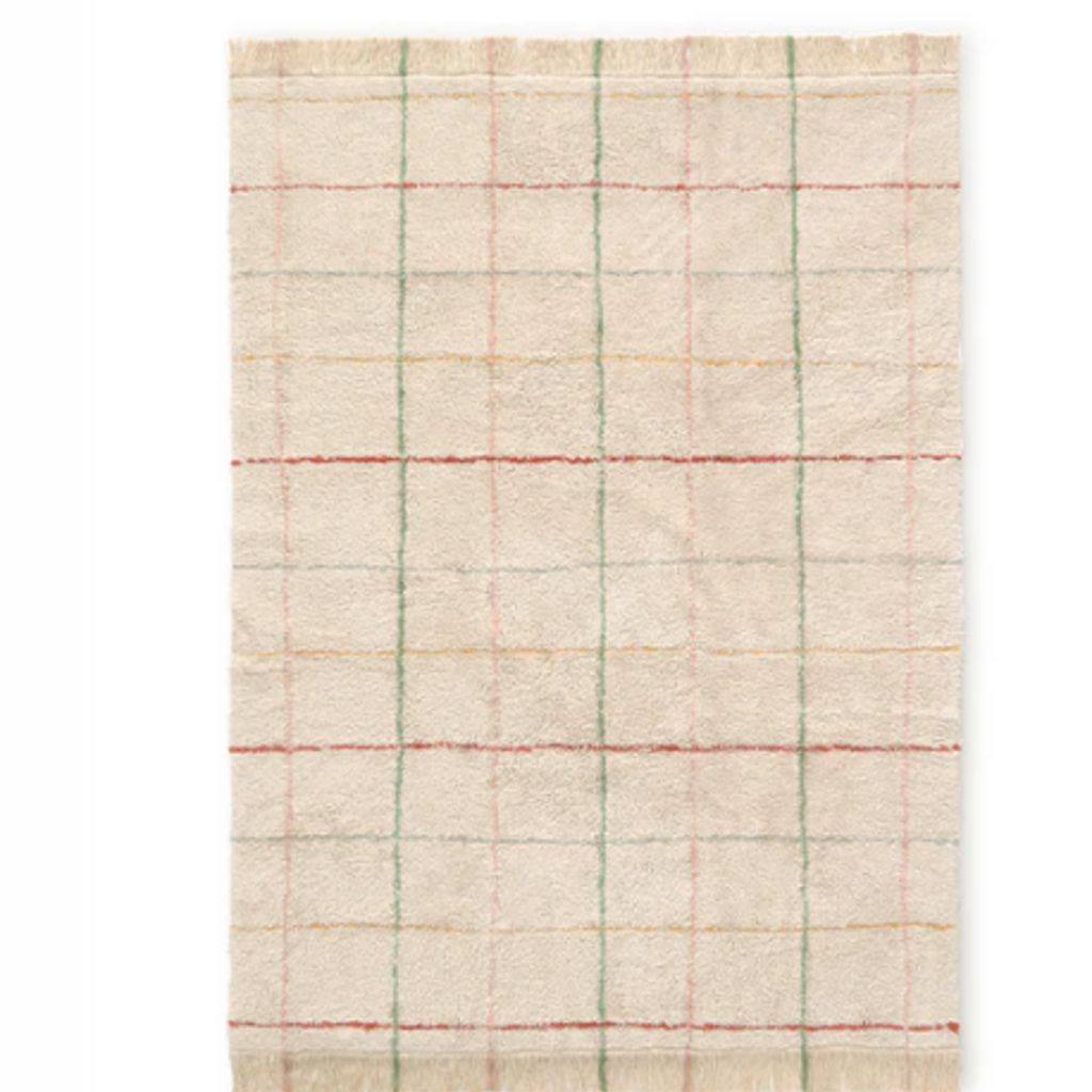 Washable Rug Color Lines 90 x 130 cm