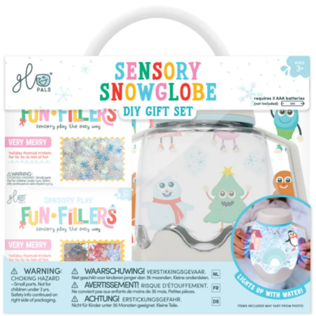Glo Pals Copy of Sensory play set cup met fun fillers & stickers - ABC