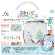 Glo Pals Copy of Sensory play set cup met fun fillers & stickers - ABC