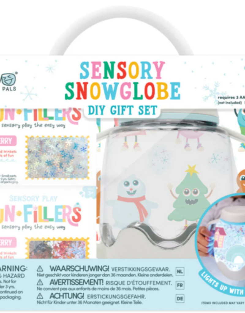 Glo Pals  Sensory play set cup met fun fillers & stickers - ABC