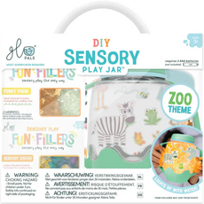 Glo Pals Copy of Sensory play set cup met fun fillers & stickers - Winter