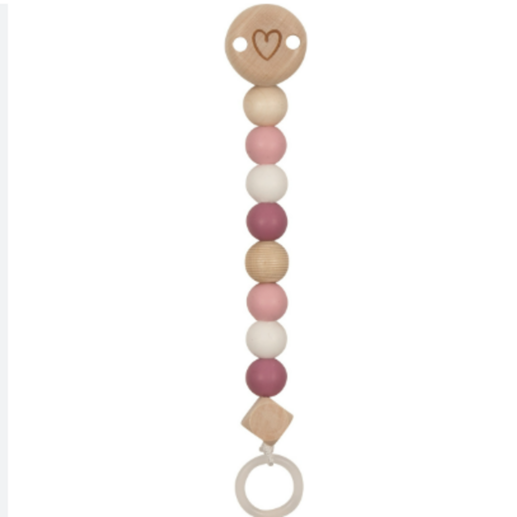 Goki Fopspeenketting Silicone Fuchsia