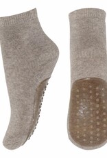 mp Denmark Wool socks - anti-slip 7951 Light Brown Melange