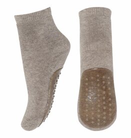 mp Denmark Wool socks - anti-slip 7951 Light Brown Melange