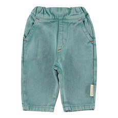 Piupiuchick baby trousers | washed green ss26