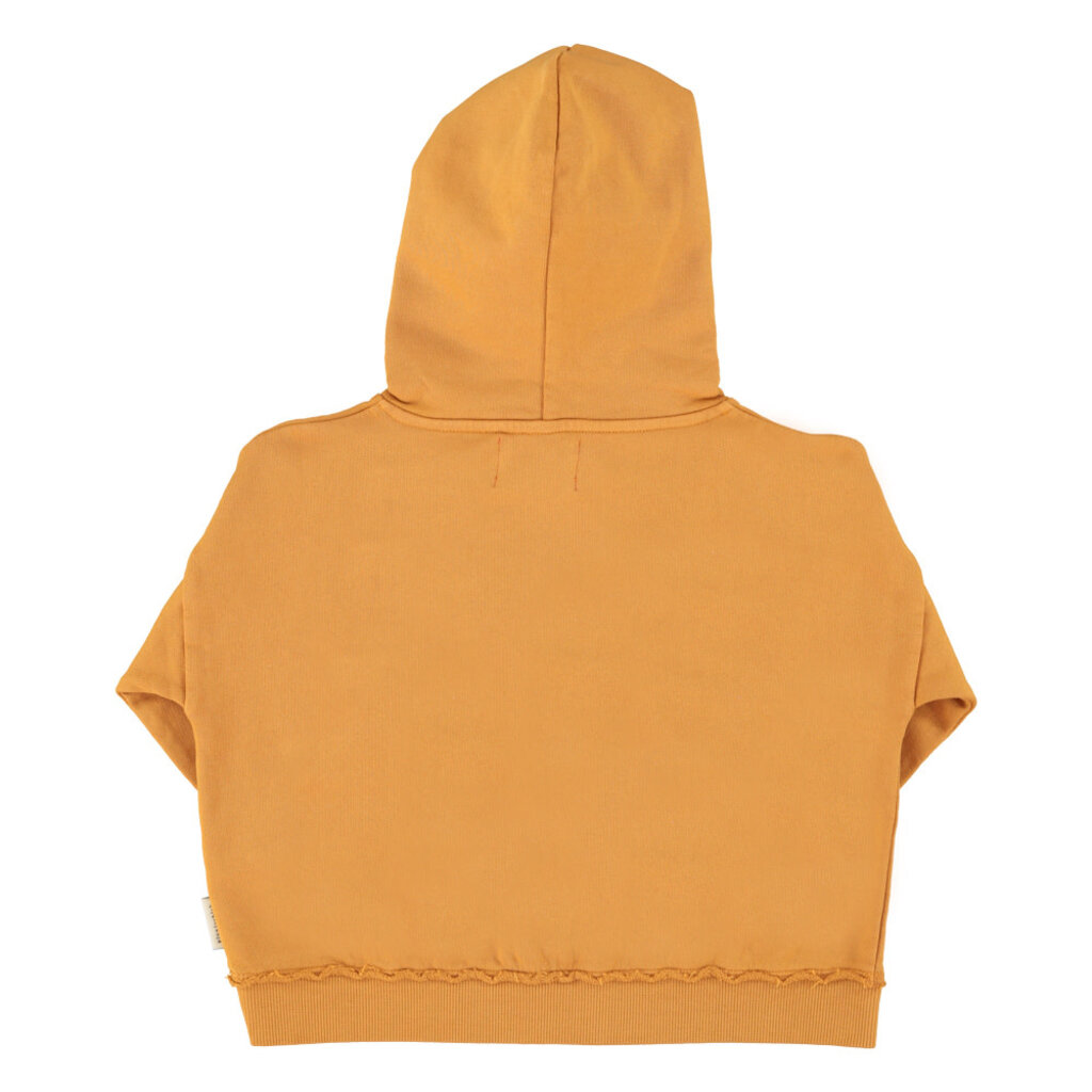 Piupiuchick hoodie | camel w/  "piupiuchick" print ss26
