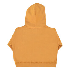 Piupiuchick hoodie | camel w/  "piupiuchick" print ss26