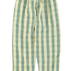 Piupiuchick unisex trousers | light yellow checkered ss26