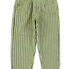 Piupiuchick unisex trousers  | green w/ indigo stripes ss26